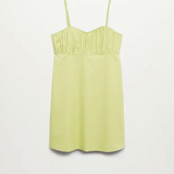 NWT Mango Gather Detailed Dress - Picture 6 of 6